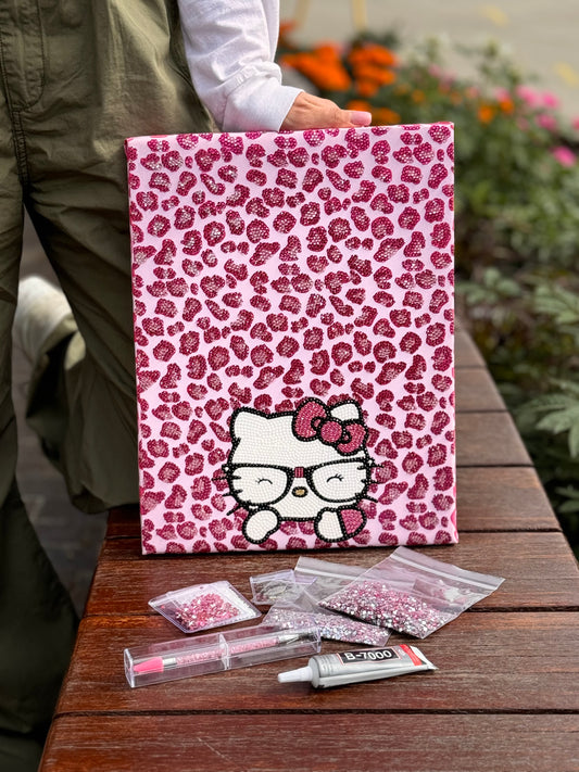Hello Kitty DIY Glitter Art Kit – Limited Edition Canvas