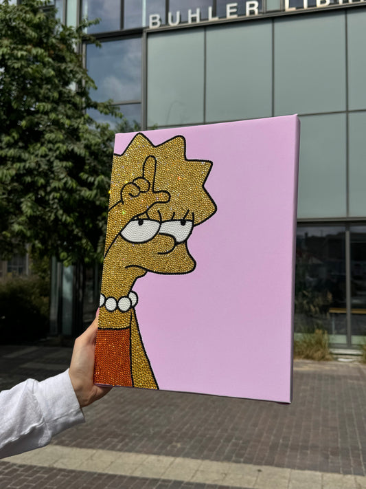 Lisa DIY Glitter Art Kit – Limited Edition Canvas