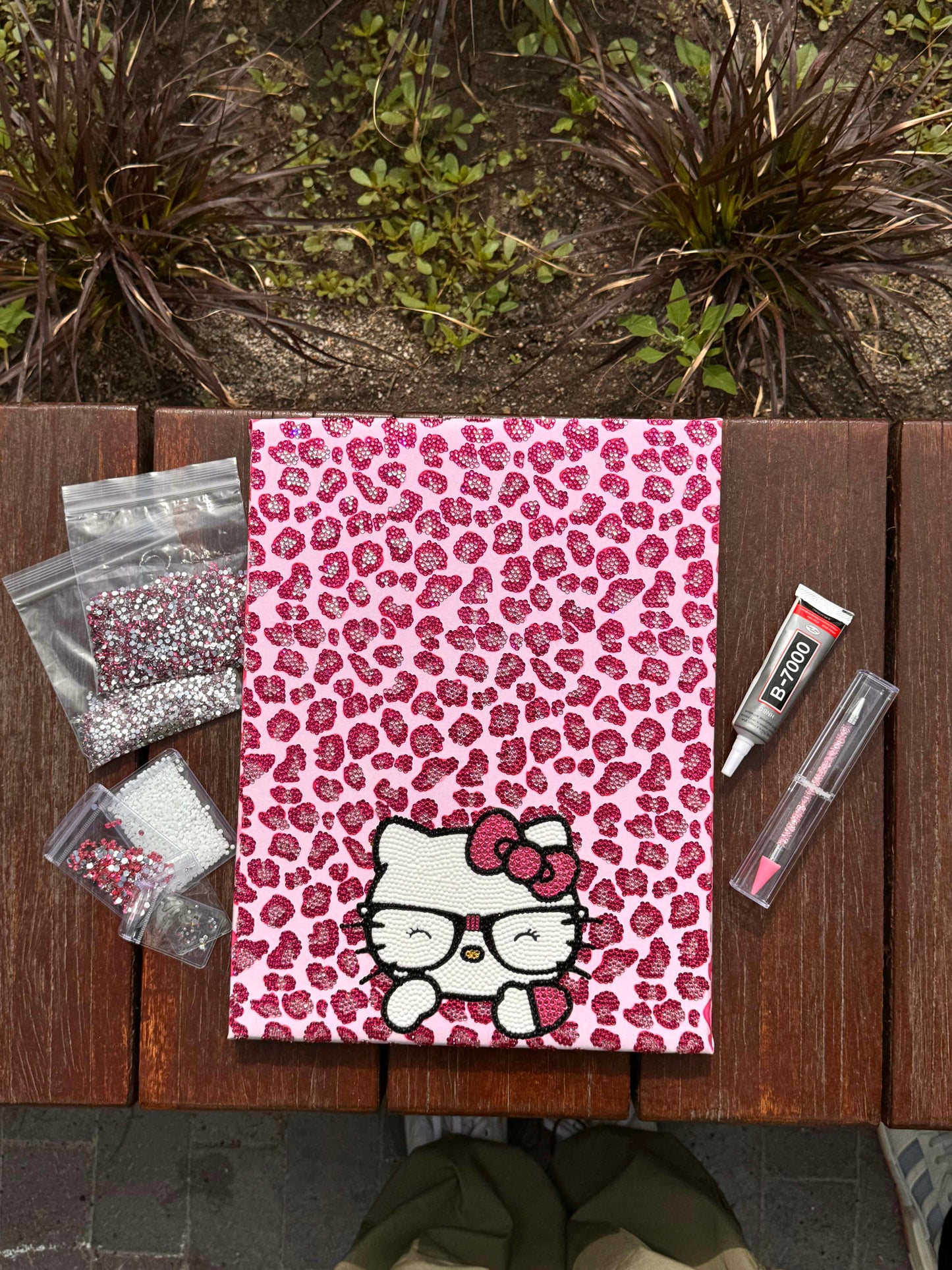 Hello Kitty DIY Glitter Art Kit – Limited Edition Canvas