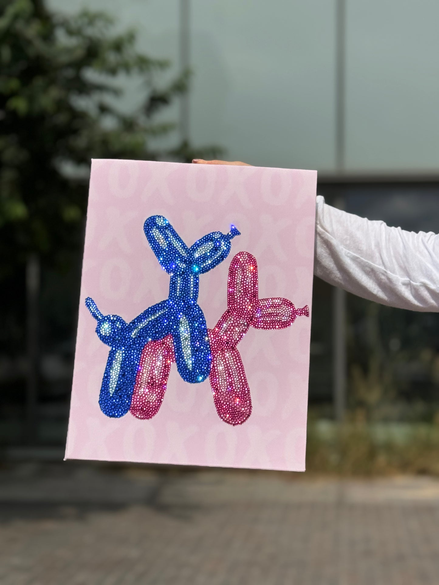 Balloon Dogs DIY Glitter Art Kit – Limited Edition Canvas