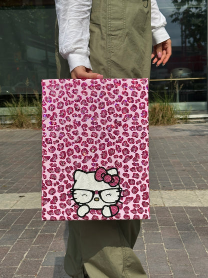 Hello Kitty DIY Glitter Art Kit – Limited Edition Canvas