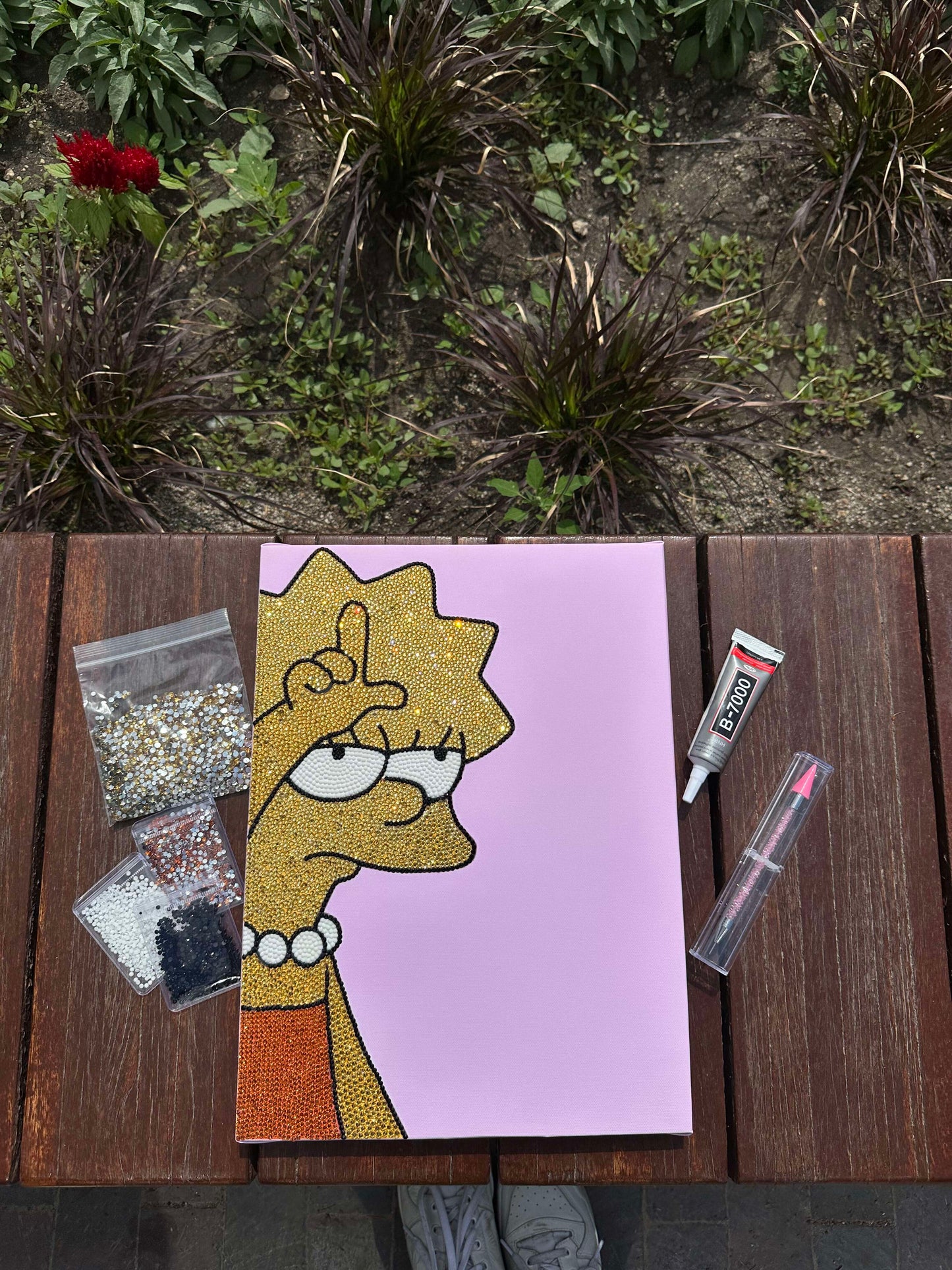 Lisa DIY Glitter Art Kit – Limited Edition Canvas