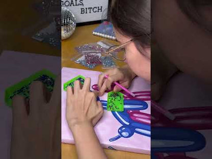 Balloon Dogs DIY Glitter Art Kit – Limited Edition Canvas